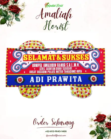 Papan Bunga Ucapan Selamat Balikpapan